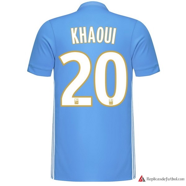 Camiseta Marsella Segunda equipación Khaoui 2017-2018